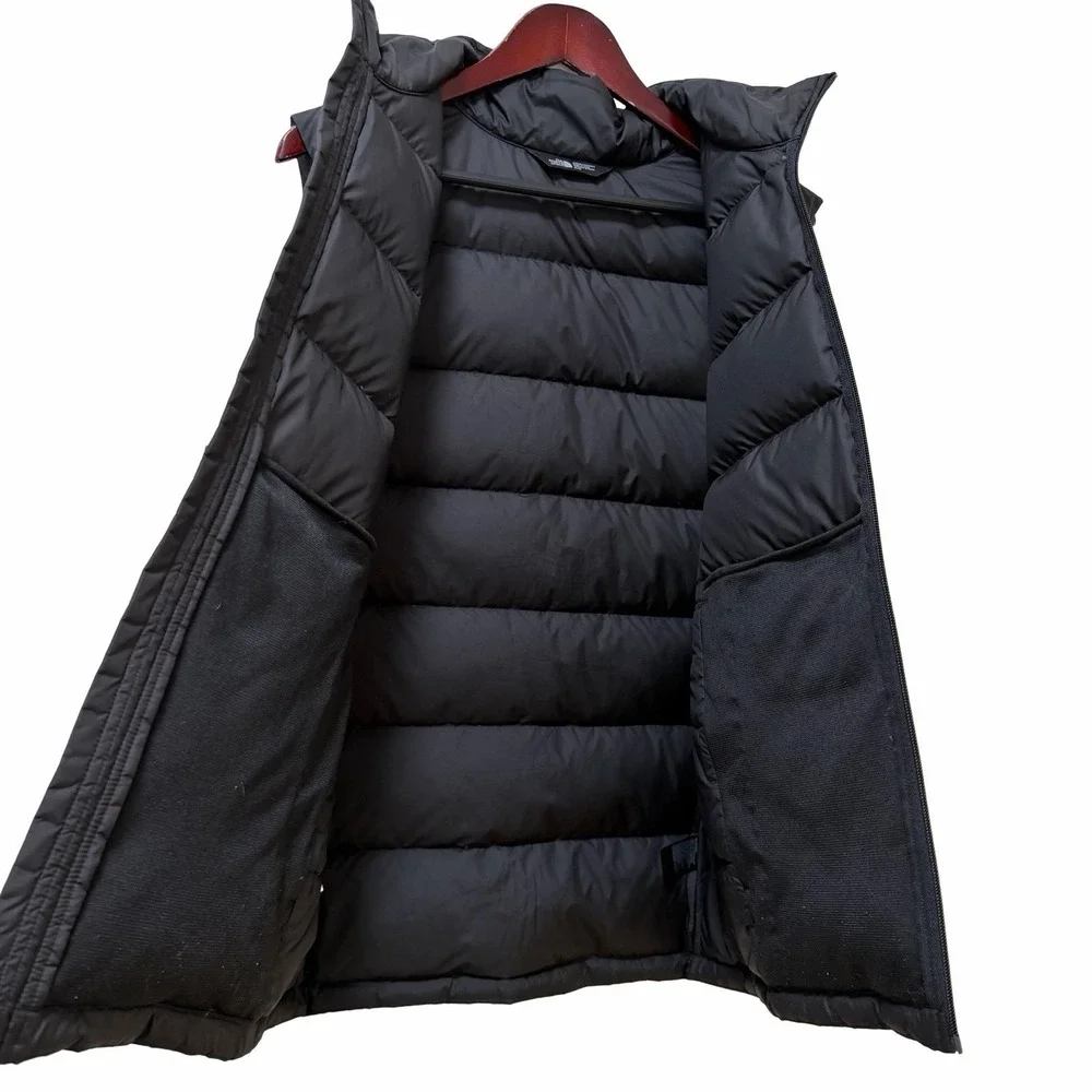 The North Face Mens 550 Down Full Zip Puffer Vest Size M Black Outdoors Packable